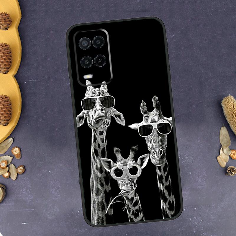 

Cute Cartoon Animal Giraffe Phone Case For Oppo A79 A18 A38 A58 A78 A98 A17 A40 A60 A80 A16 A76 A96 A15 A74 A94 A54 A77 OPPO A98 5G