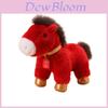 Chinese Zodiac Horse Plush Toy With Pp Cotton Fill For New Year Decorations And Gifts