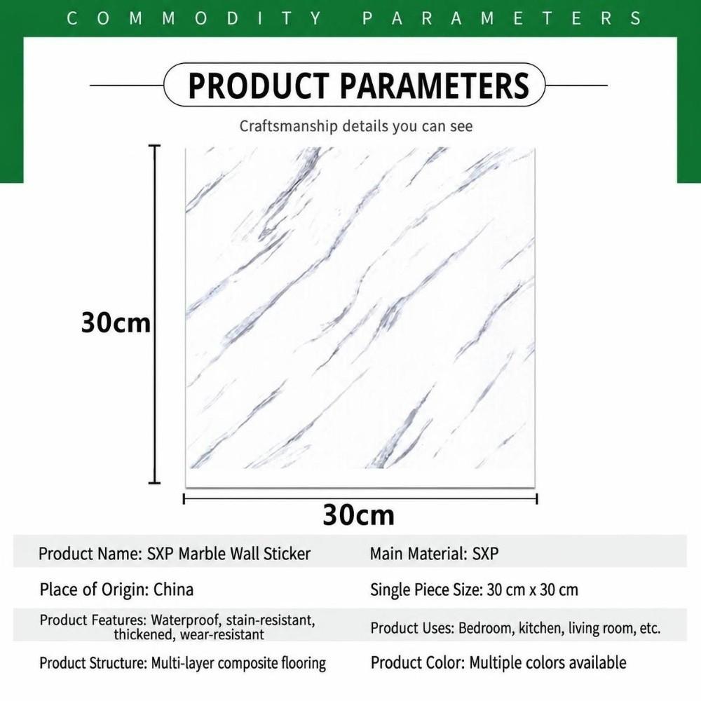 Self Adhesive Floor Wall Sticker PVC Vinyl Floor Tile Durable Floor Tile Bathroom Surface