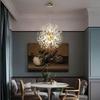 Modern Crystal Dandelion Chandelier Lighting Pendant Lamp For Living Room Dining Room Home Decoration
