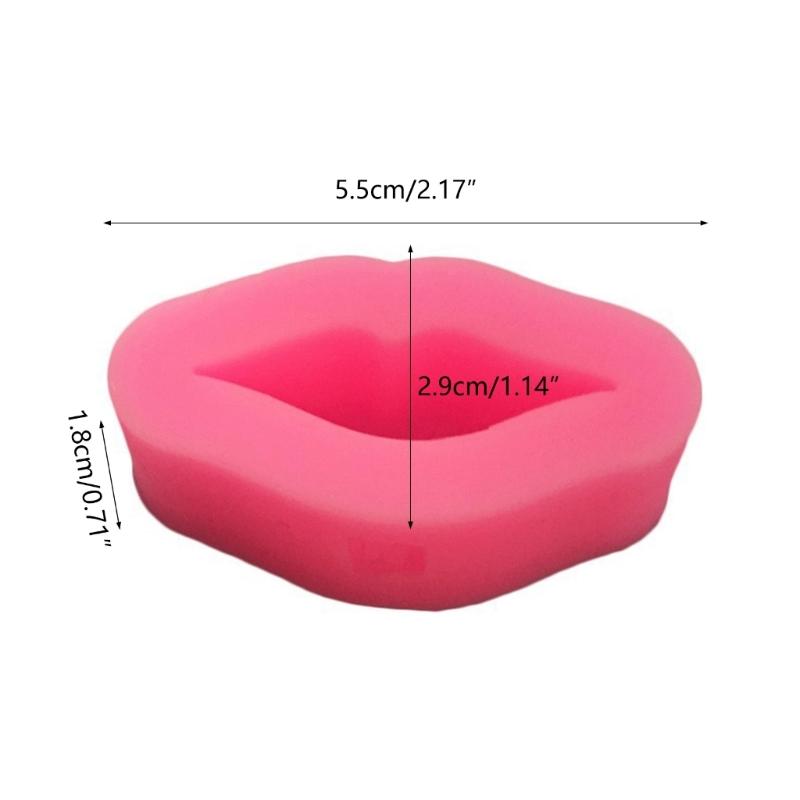 Red Lip Biscuits Silicone Mold Chocolate Candy Mold for Diy Dessert Ice Block Mold Handmade Cupcake Decor Baking Tool