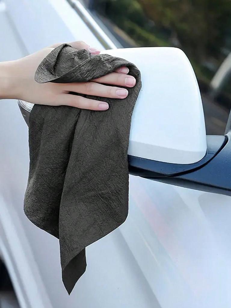 5Pcs Magic Microfiber Cleaning Cloths, Streak-Free for Glass/Mirror, Thick Absorbent, Fits Windows/Kitchen/Car/Home, Lint-Free,