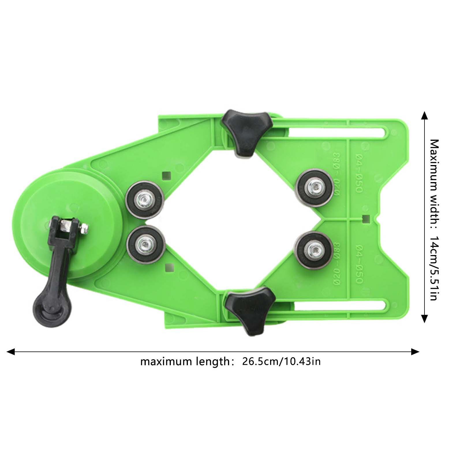 

Hole Saw Suction Cup Guide Open hole locator with Single/Double Vacuum Suction Bases Glass Drilling Jig