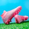 AG /FG Athletic Soccer Cleats PU Fabric Comfort Upper TPU Anti-slip Long Studs Sole Reliable Quality Adult Training Shoes