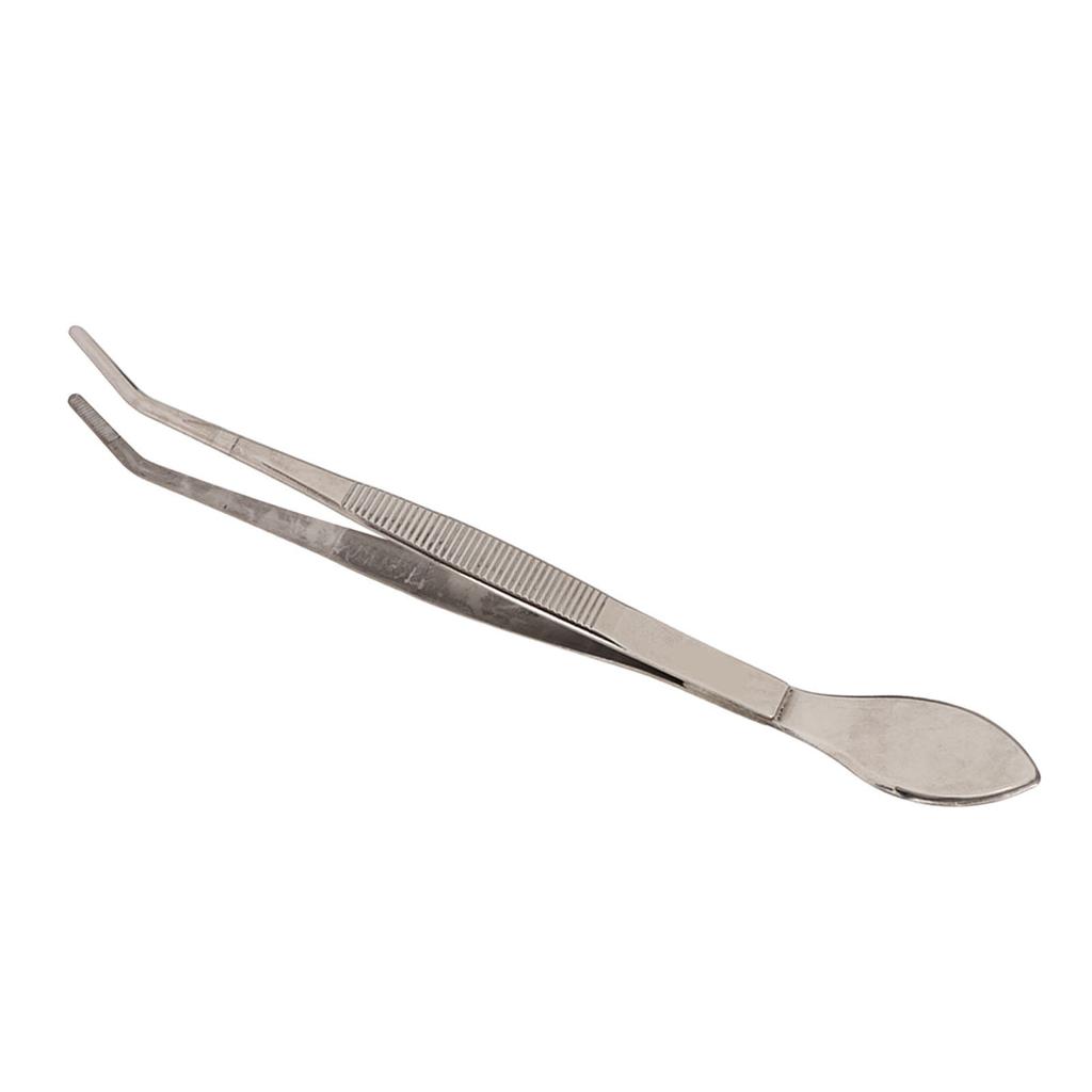 Pensete Bonsai Vârf Curbat Oțel Inoxidabil Profesional Pensete pentru Plante în Ghiveci cu Spatulă pentru