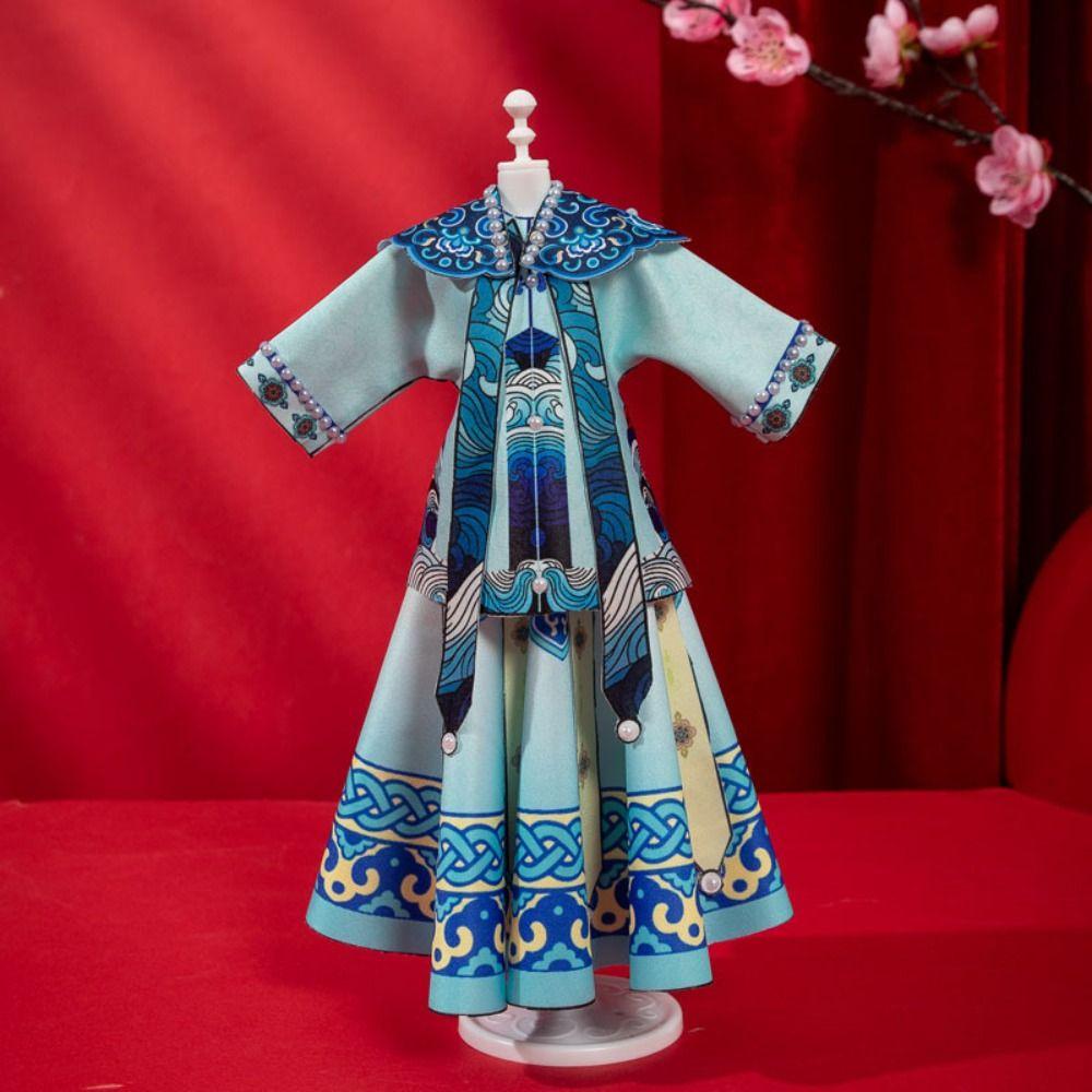 Skirt Princess Toy Outfit Dress Doll's Dress Material Doll's Hanfu Clothes DIY Kit  DIY Toys