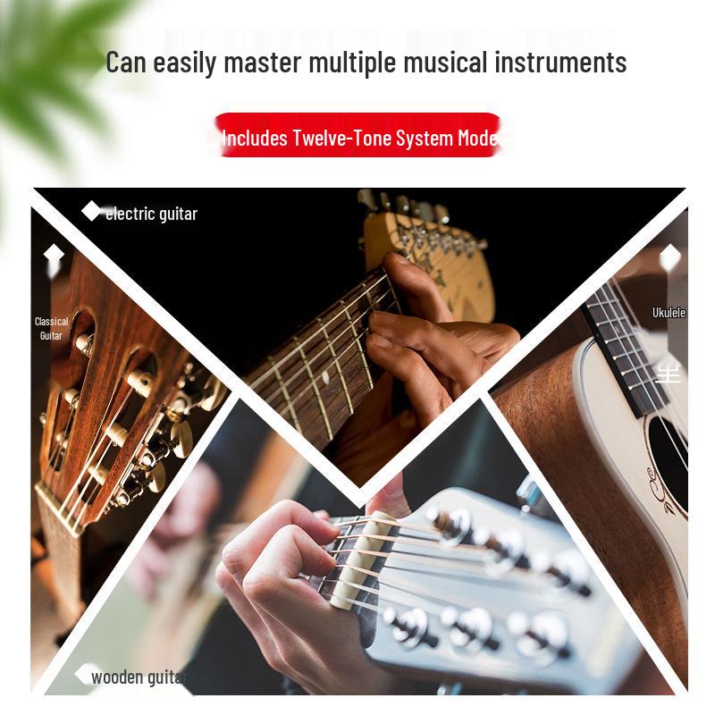 Boreyke T2 Elektrischer Saitenaufwickler & Stimmgerät für Gitarre/Ukulele