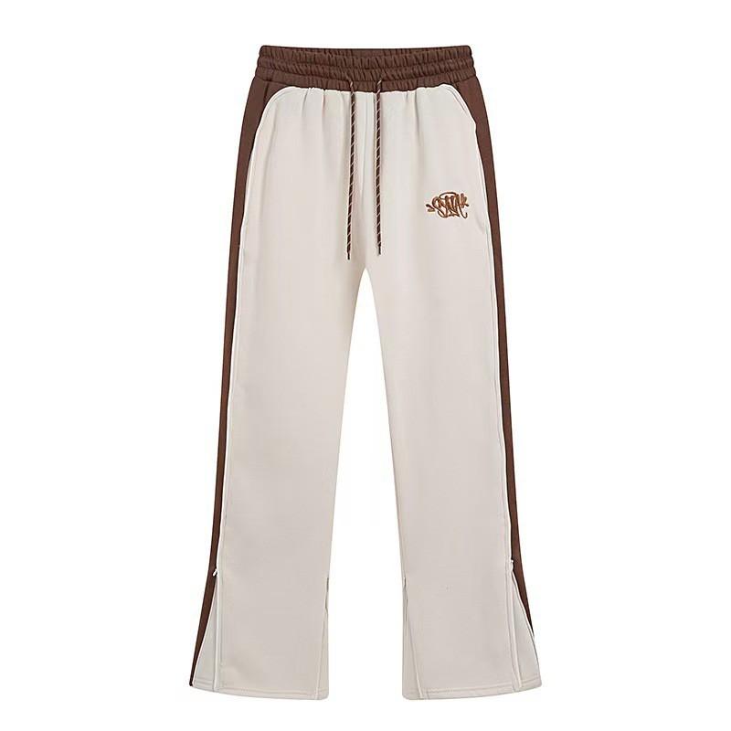 Completo da uomo Streetwear con felpa e pantaloni jogger, casual, vestibilità larga, in cotone, tuta sportiva