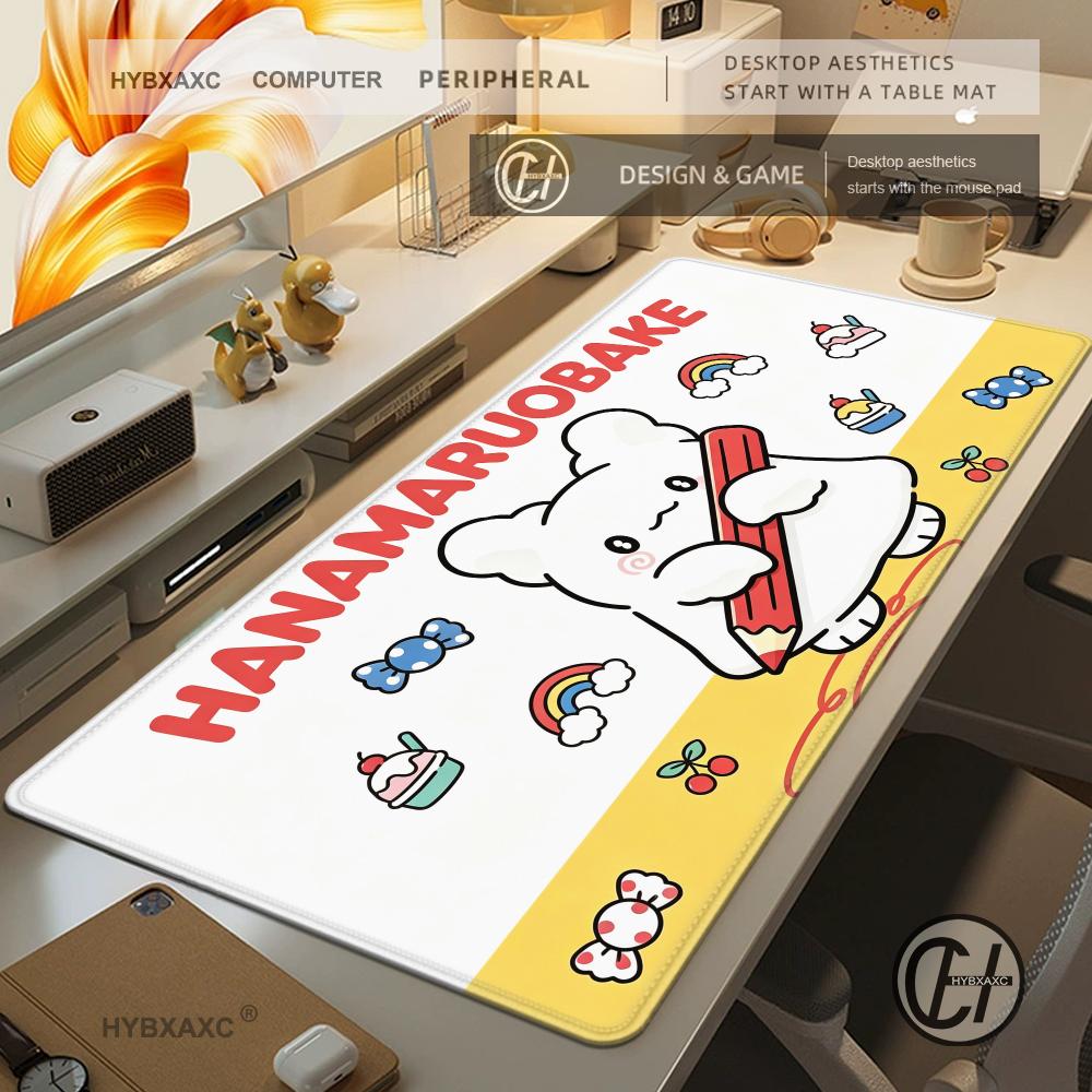Cute Shhanamaruobake Mouse Pad Computer Laptop Rubber Nonslip Mouse Mat Big Mouse Pad Gamer Decoracion Desk Mat Hybxaxc