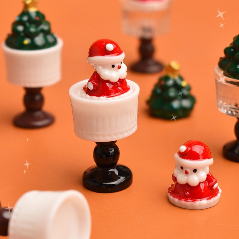 10Pcs Dollhouse Miniature Ice Cream Cup Play Doll House Miniaturas Home Decor Accessories Toy Pretend Play Toy