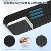 L-Shaped Elbow Pad for Desk, 2-Piece Arm Rest for Desk Wrist Support, Ergonomic Desk Edge Cushion Memory Foam Elbow Support for Work, Study, and