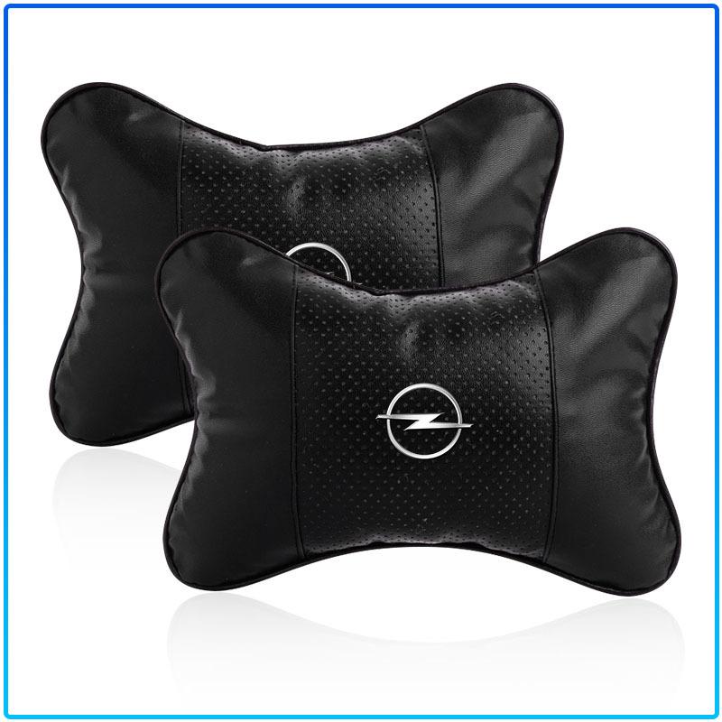 1/2Pcs Car Neck Pillows Car Headrest Cushion Support Seat Accessories For Opel Astra H G J Insignia Mokka Zafira Corsa Vectra B C D