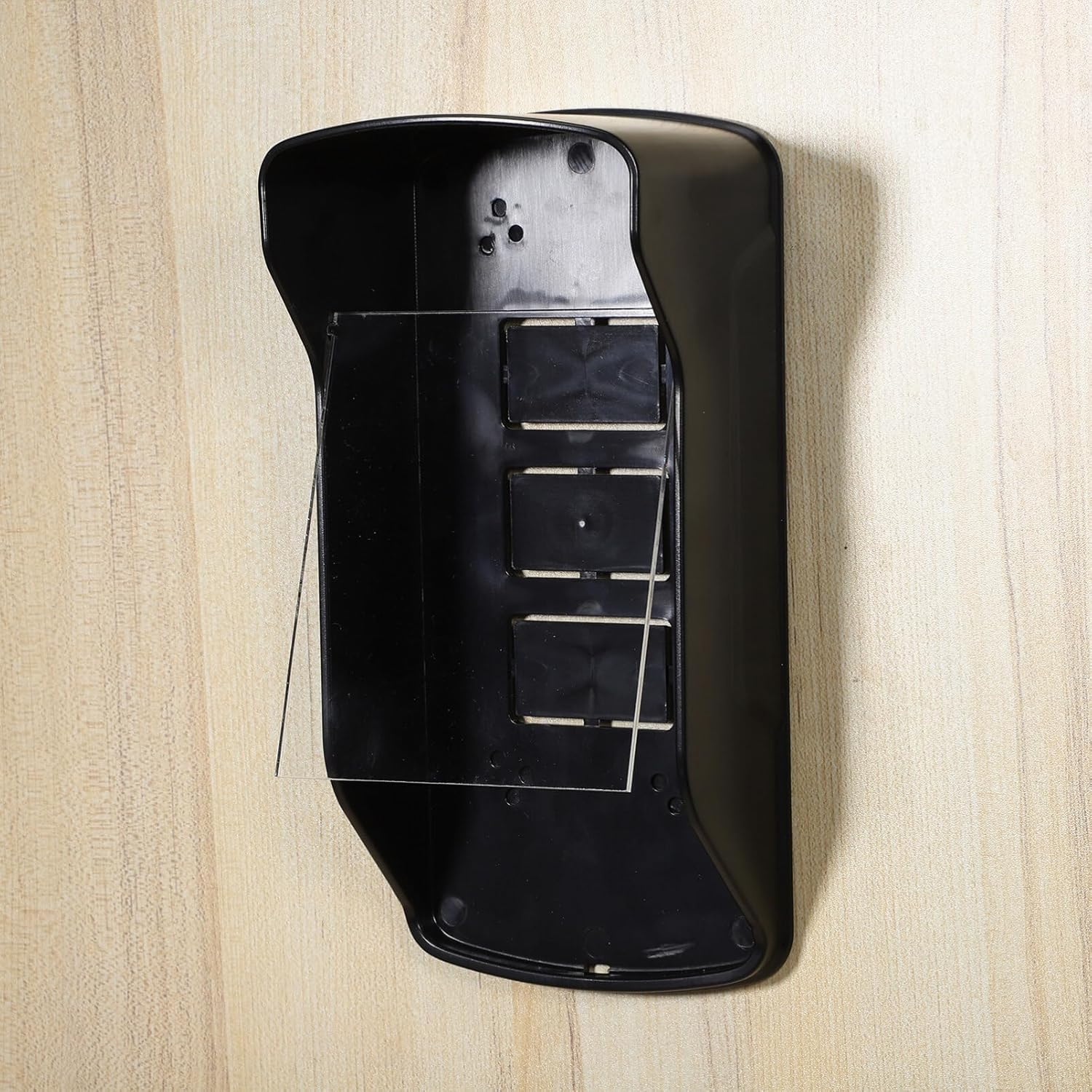 Weatherproof Doorbell Cover for Facial Recognition Attendance Machine Rainproof Keypad Protector with Front Easy Installation Versatile Compatibility