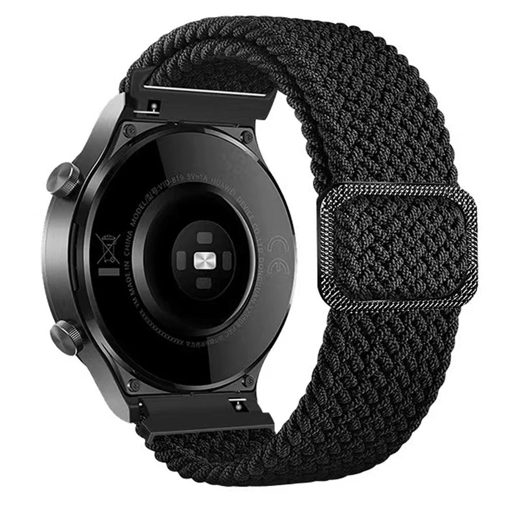 Nylon 20mm 22mm Strap For Huami Amazfit GTR/GTS/4/3/2 42mm 46mm Loop Band Amazfit BIP 5 U/S Balance/CHEETAH Breathable Bracelet