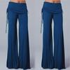 Women's Spring Summer Straight Wide Straight Hollow Wide Leg Pants Office Casual Pants Multicolor Dance Trousers