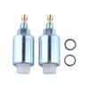 Useful Hot Sale High Quality Carburetor Replace 2pcs Replace Part Numbers Silver Carburetor Fuel Solenoid Valve