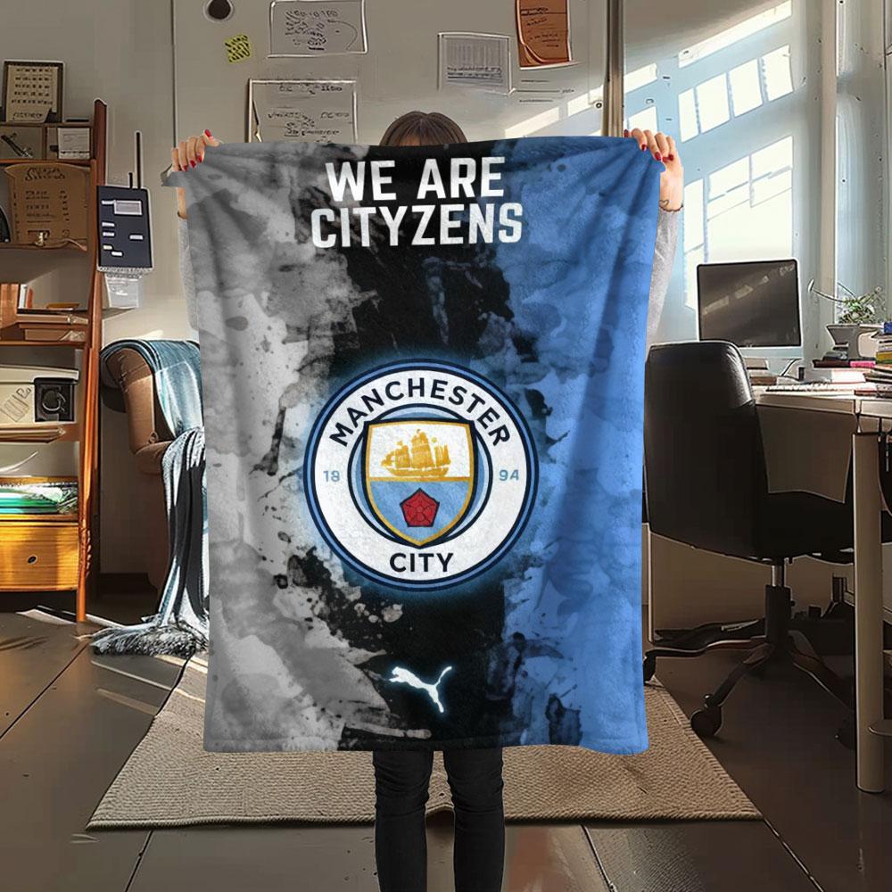 Coole MCFC Drucke Decke, Hohe Qualität, Bequem für Alle Jahreszeiten, Heimdekoration, Wärme und Komfort