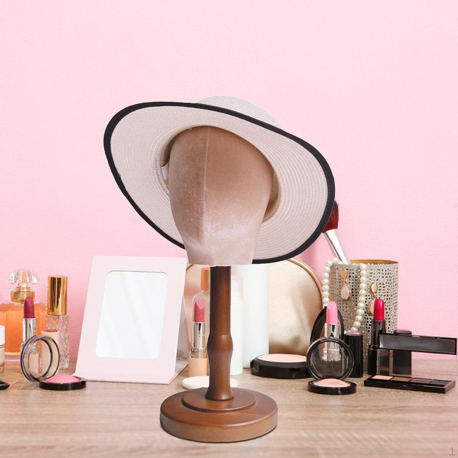 

Голова манекена подставка для шляп, бархатная голова манекена подставка для париков для шляп, для демонстрации, дома, для парика, для укладки 43cm