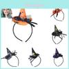 Halloween Witch Hat Headband Pumpkin Hair Hoop Spider Web Costume Party Props