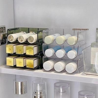 Tisch-Lippenstifthalter Schminktisch Kosmetikspiegel Schrank Aufbewahrungsbox Präsentationsständer Stapelbare Aufbewahrungsbox