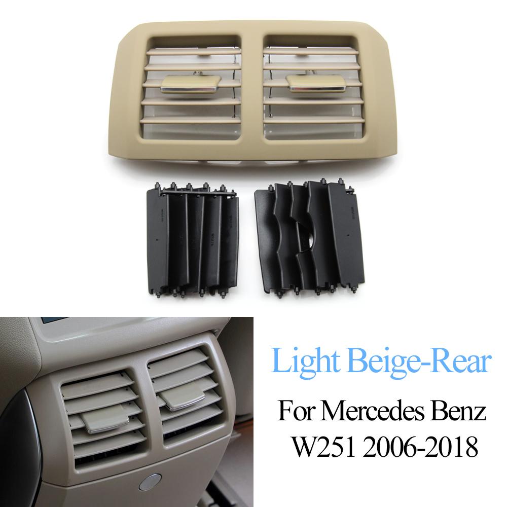 Car Left Right Central Rear Air Conditioner Grille AC Vent Panel Cover For Mercedes Benz W251 R300 R320 R350 R400 R500 2006-2009