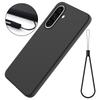 For Samsung Galaxy A37 5G Liquid Silicone Case Phone Back Cover with Hand Strap