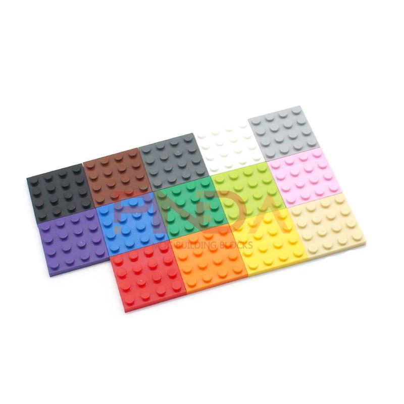 4x4 Dots Baseplate 10PCS Buiding Blocks 3031 DIY Classic Developing Educational MOC Bricks Bulk Parts Construction Set