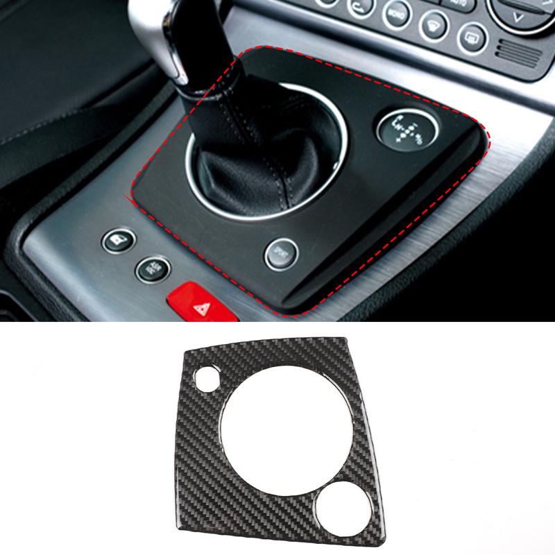 Carbon Fiber Set Gear Shift Door Trim Car Interior Accessories Decorative Stickers for Alfa Romeo 159 Brera/Spider 2004-2011 LHD