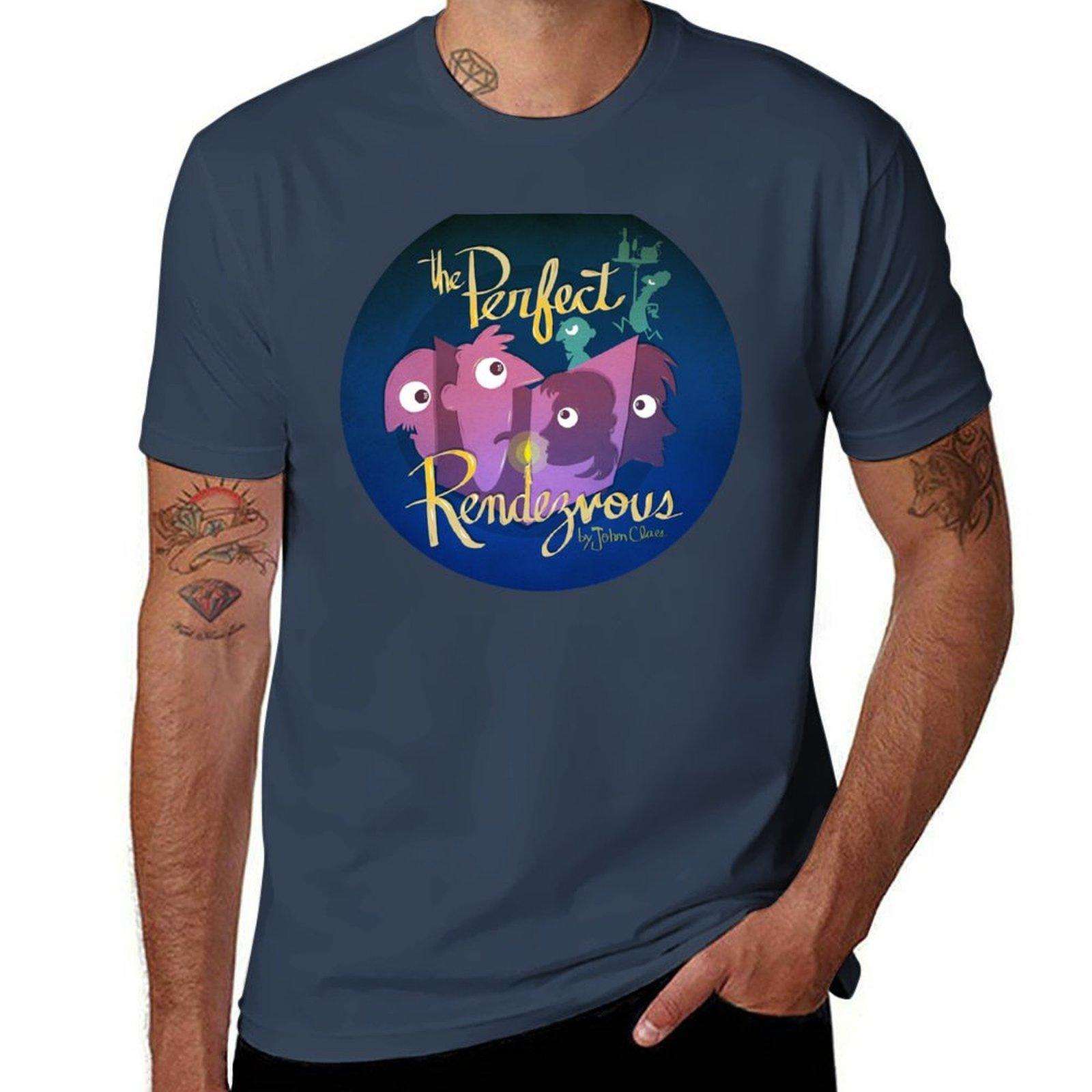 Perfect Rendezvous John Claes TShirt Plus Size Basic Cotton TShirt S