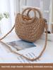 2025 Straw Handbag: Versatile Woven Beach Bag for Summer Vacations