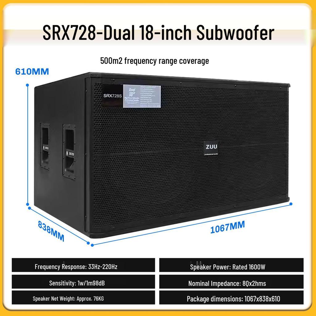 18" Subwoofer Speaker: Powerful Bass Sound System