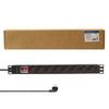 LogiLink 19" Power Strip 8-Socket PDU Rack 1U with CEE 7/3 Switch