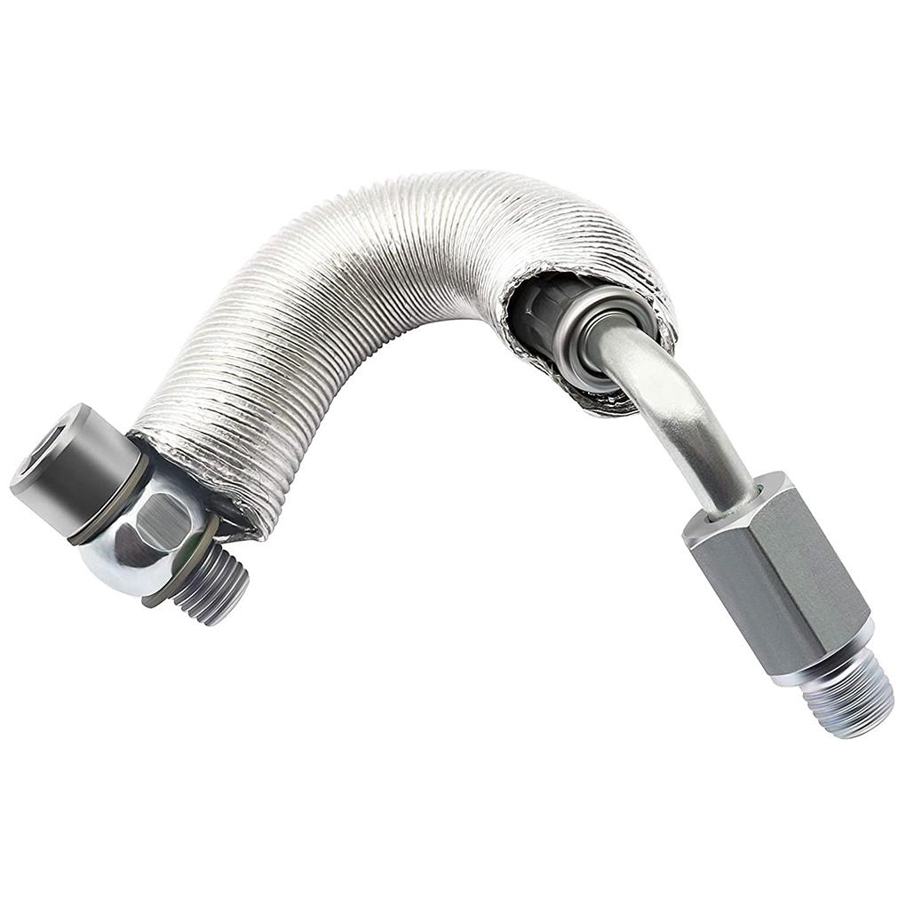 Metal Car Turbocharger Coolant Return Hose Replaceable Detachable Oil Tube Part Replacement for 2013-2020