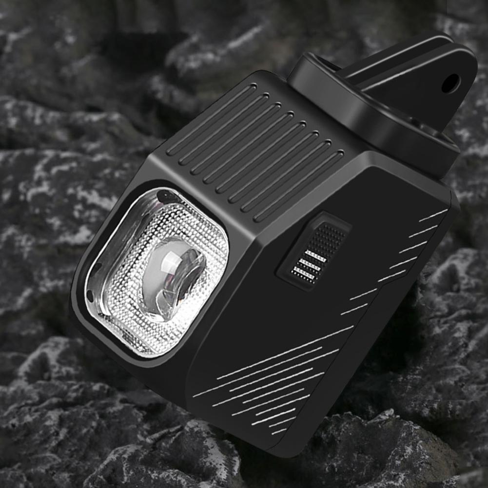 LED Bicycle Hanging Light Type-C USB Rechargeable Super Bright Bike Headlight 1000LM High Brightness Bike Light for Night Riding nero