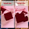 Dust Protect Portable Soft Velvet Gift Jewelry Bag Snap Button Packaging Bag Necklace Earrings Bracelet Ring Storage Pouch