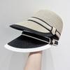 New Cap Hat Women's Summer Thin Hat Breathable Cute Resort Equestrian Hat Beach Sun Straw Hat