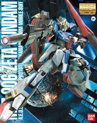 MG Mobile Suit Zeta Gundam Zeta Gundam Scale Plastic Model Kit MSZ-006 Ver.2.0 1/100 Pre-colored