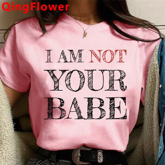 Feminist Girl Power Grl Pwr Feminism Summer Top Tshirt Female 2021 Tumblr Casual Tshirt Tumblr