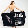 1pc Popular Singer JuL Microfiber Printed Beach Towel Mountain Climbing Yoga Beach Swimming Running Absorbent Soft Towel