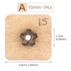 Sakura,Flower,Five-Pointed Stars Leather Die Cut, Steel Rule Punch Mold, DIY Metal Die Cutter Punch Crafts Kraft Tool(2.5-5.5cm)