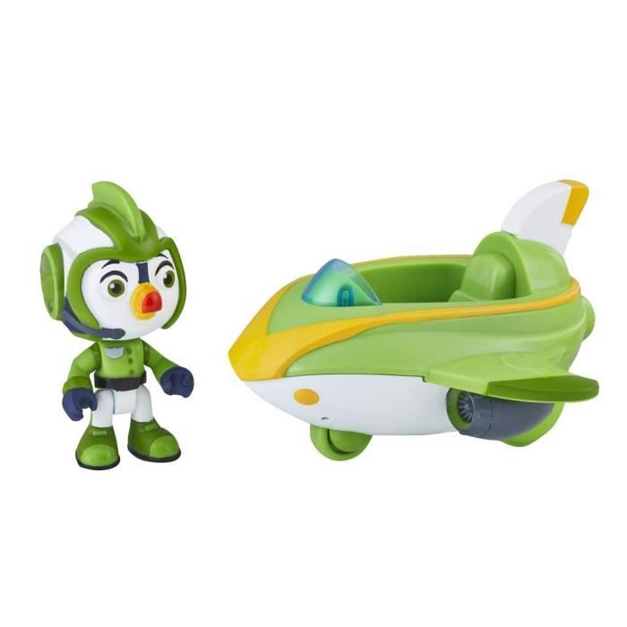 Top Wing – Figurine Brody et son véhicule Splash Wing – Figurine 7,5 cm - Jouet enfant