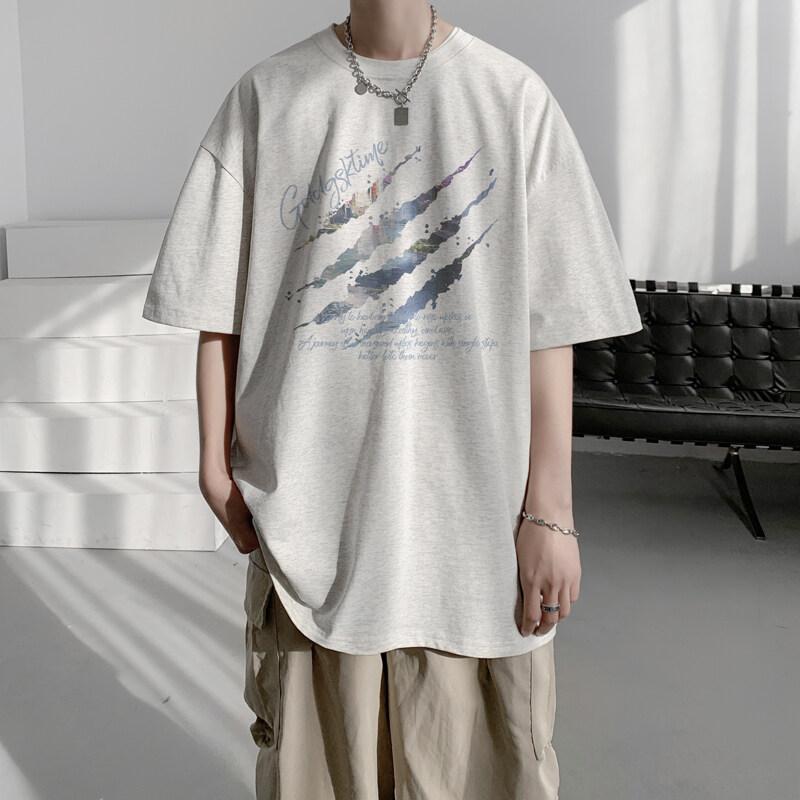 Unisexs Cotton Tshirts White Unisexs 5XL Oversized T Shirt Summer Casual Wear Letter Print Hip Hop Tee Shirts for Unisex Male Clothes