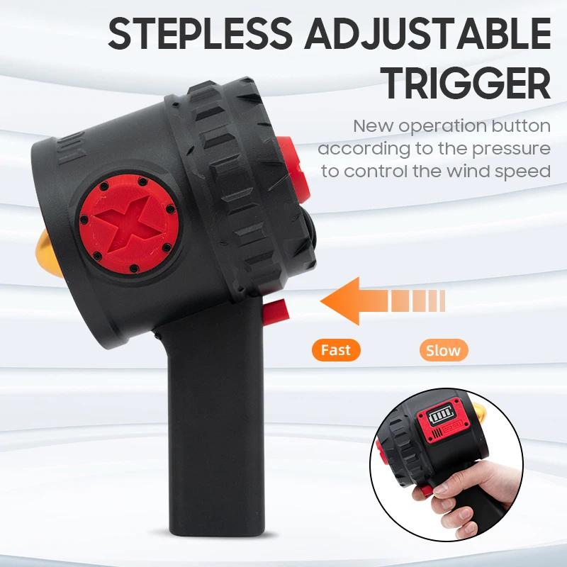 Superstarker Ventilator, Mini-Turbojet-Ventilator, 90 mm, bürstenloser Motor, heftiges Gebläse zur Staubentfernung, sofortiger Schub, 5 kg/s, 3000 W, 230 m/s, Kanalventilator