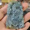 Dragon Brand Jadeite Jade Pendant Carving - Unisex, A-Grade Formal Wear