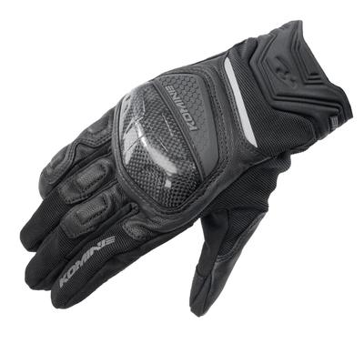 2025 Model Motorcycle Carbon Mesh Large (KOMINE) 06-268 GK-268 Gloves, Black,