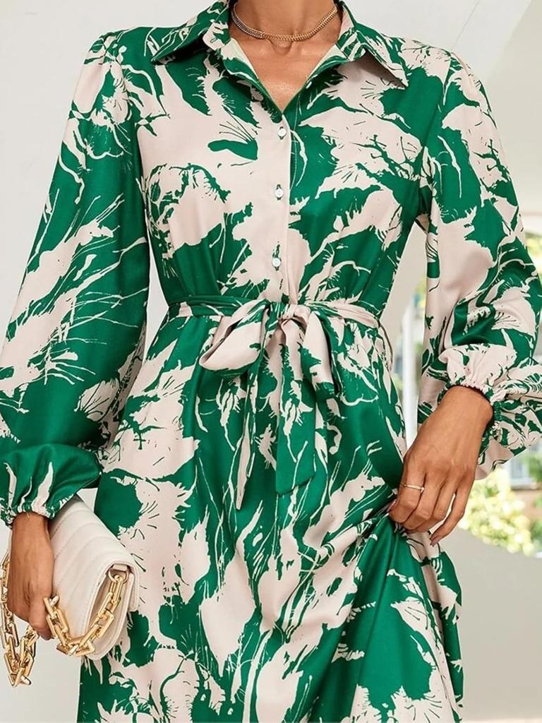 Party Top Tunic Rayon Fit and Flare Below The Knee One Piece Dresses for Women | Dress