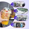 Horned Pansy Disposable PET Cold Drink Cups