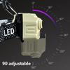 High Brightness 180000Lumens Head Lamp Led Rechargeable 5Modes Adjustments Headlamps Adjustable Lighting Strip for Fishing Goods
