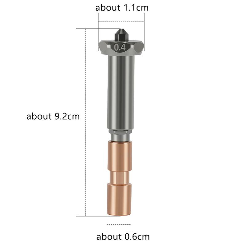 Metal  End Heating Component Integrated Nozzle Heating Plate 3D Printer Accessories