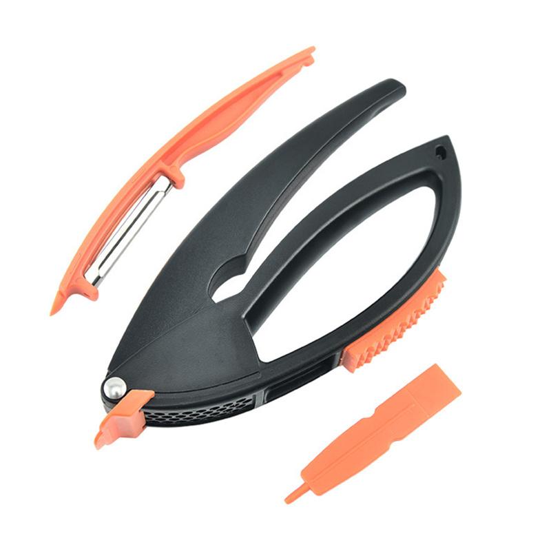 Przenośna prasa do czosnku Odporna na korozję Łatwa w czyszczeniu Odpinana konstrukcja Nóż do czosnku Obieraczka do czosnku